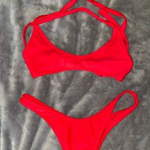 Brand New White Fox Bikini